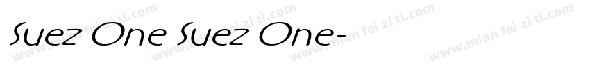 Suez One Suez One字体转换